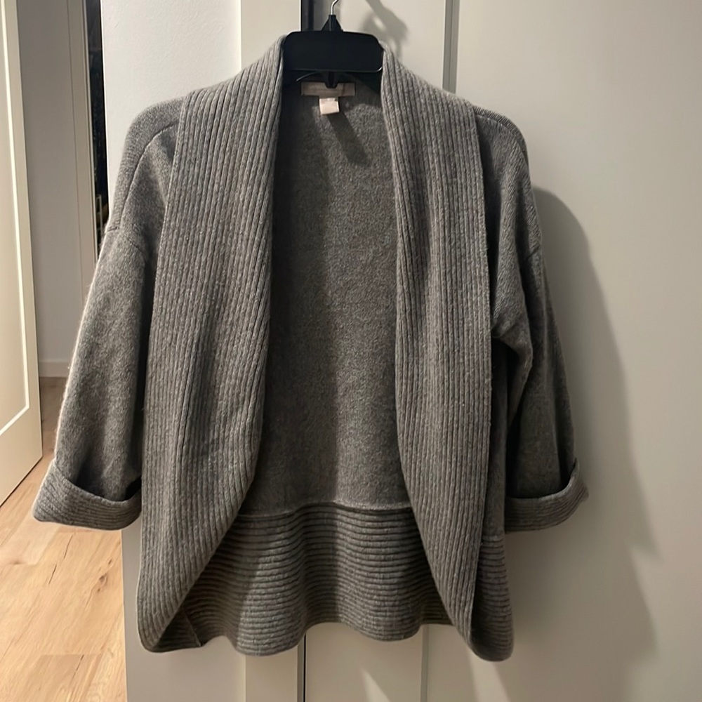 W Small Grey 100% cashmere sweater